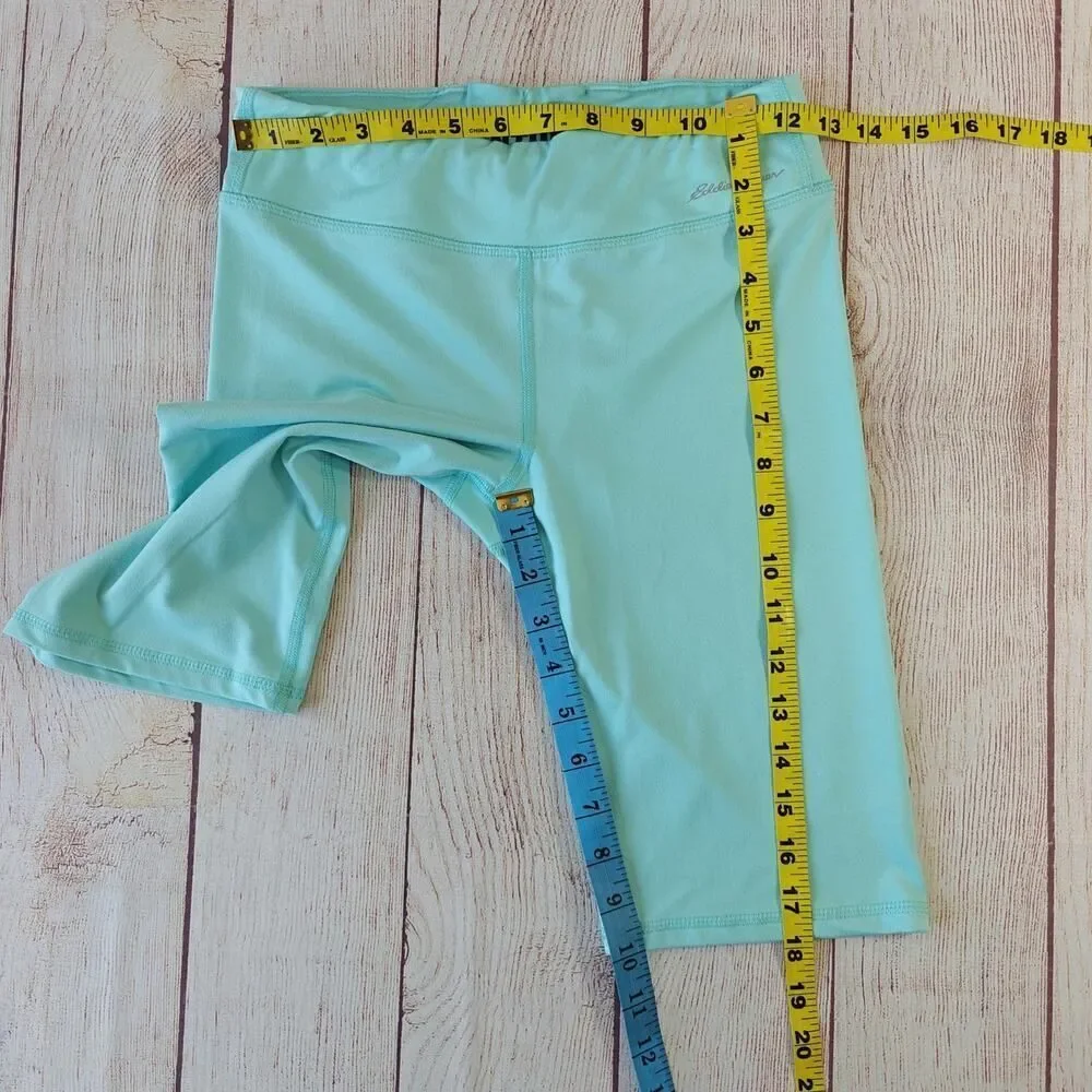 Eddie Bauer mint green graphic tee & capri legging set sz L (14/16)